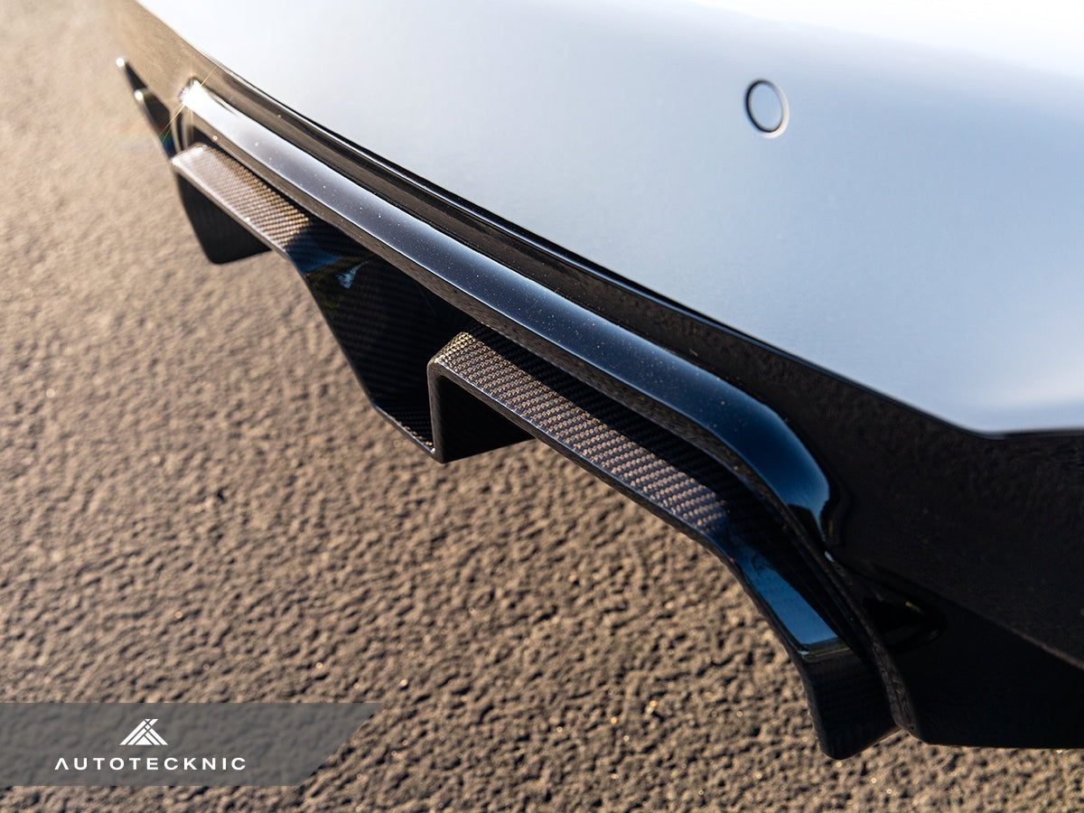 AutoTecknic Dry Carbon Competition Sport Rear Diffuser - BMW F90 M5