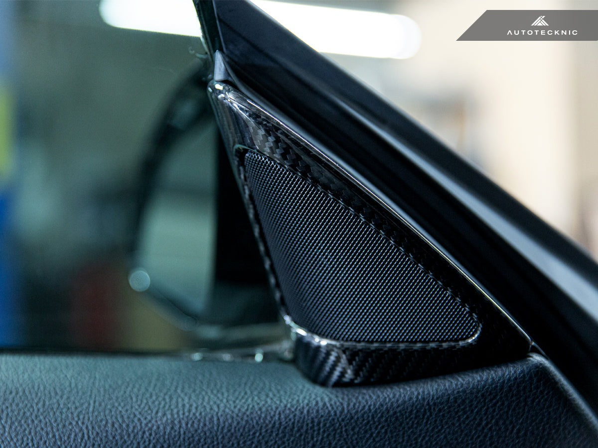 AutoTecknic Carbon Fiber Speaker Tweeter Cover - BMW F82/ F83 M4
