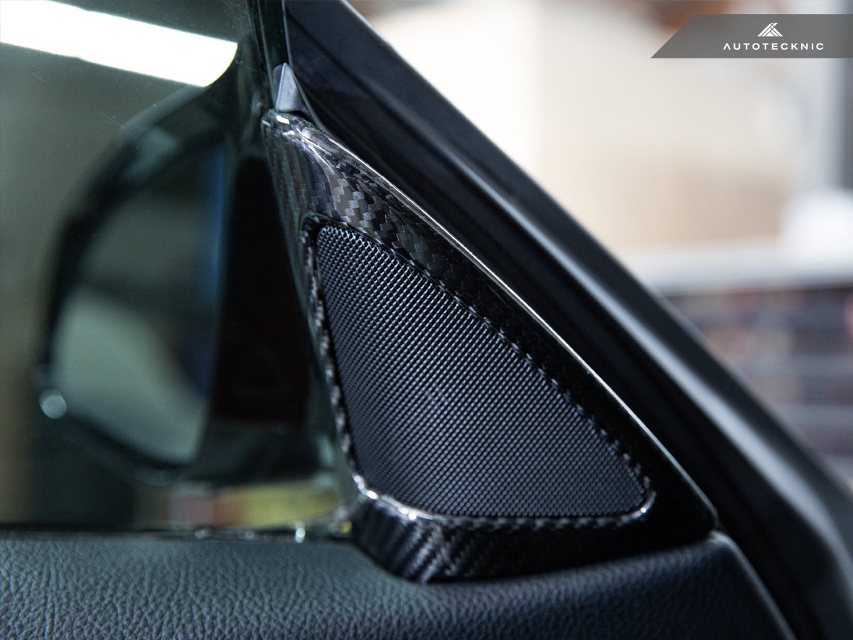 AutoTecknic Carbon Fiber Speaker Tweeter Cover - BMW F82/ F83 M4