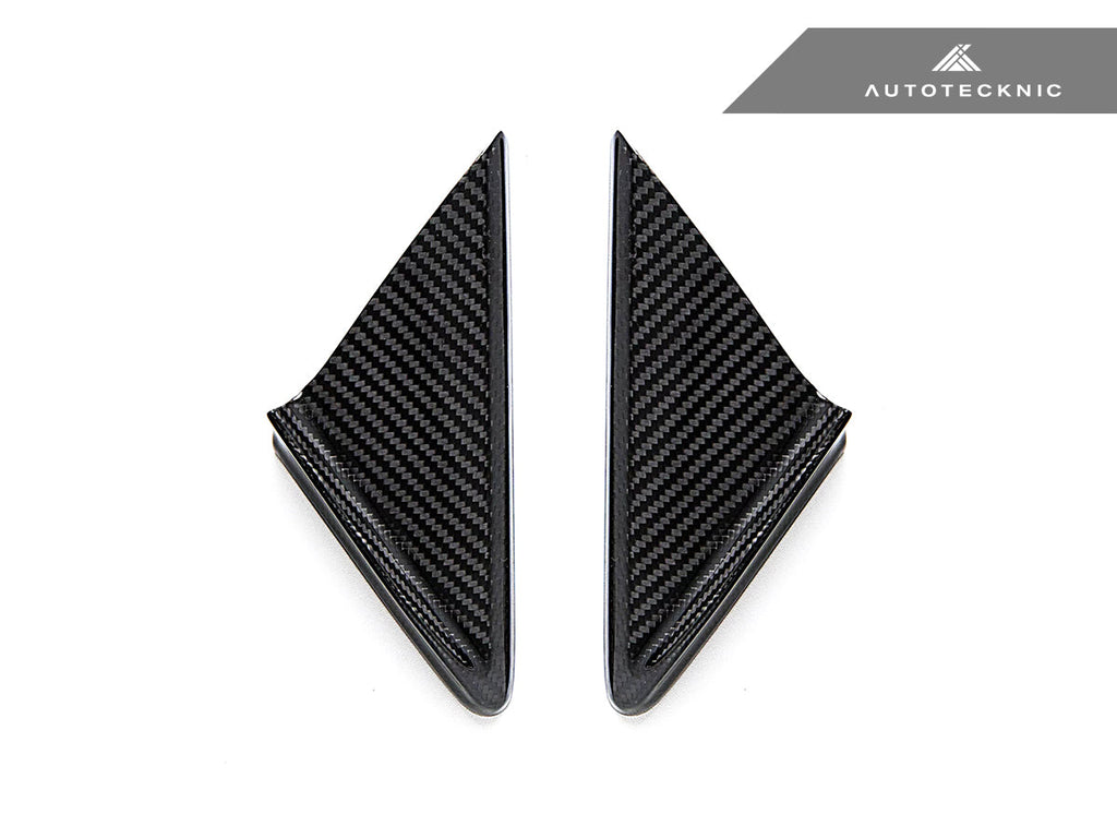AutoTecknic Dry Carbon Side Mirror Wind Deflector Set - Porsche 911 (991) | 981 Boxster/Cayman | 718 (982)