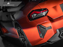 Load image into Gallery viewer, AutoTecknic Dry Carbon Rear Bumper Reflector Trim Set - BMW G87 M2