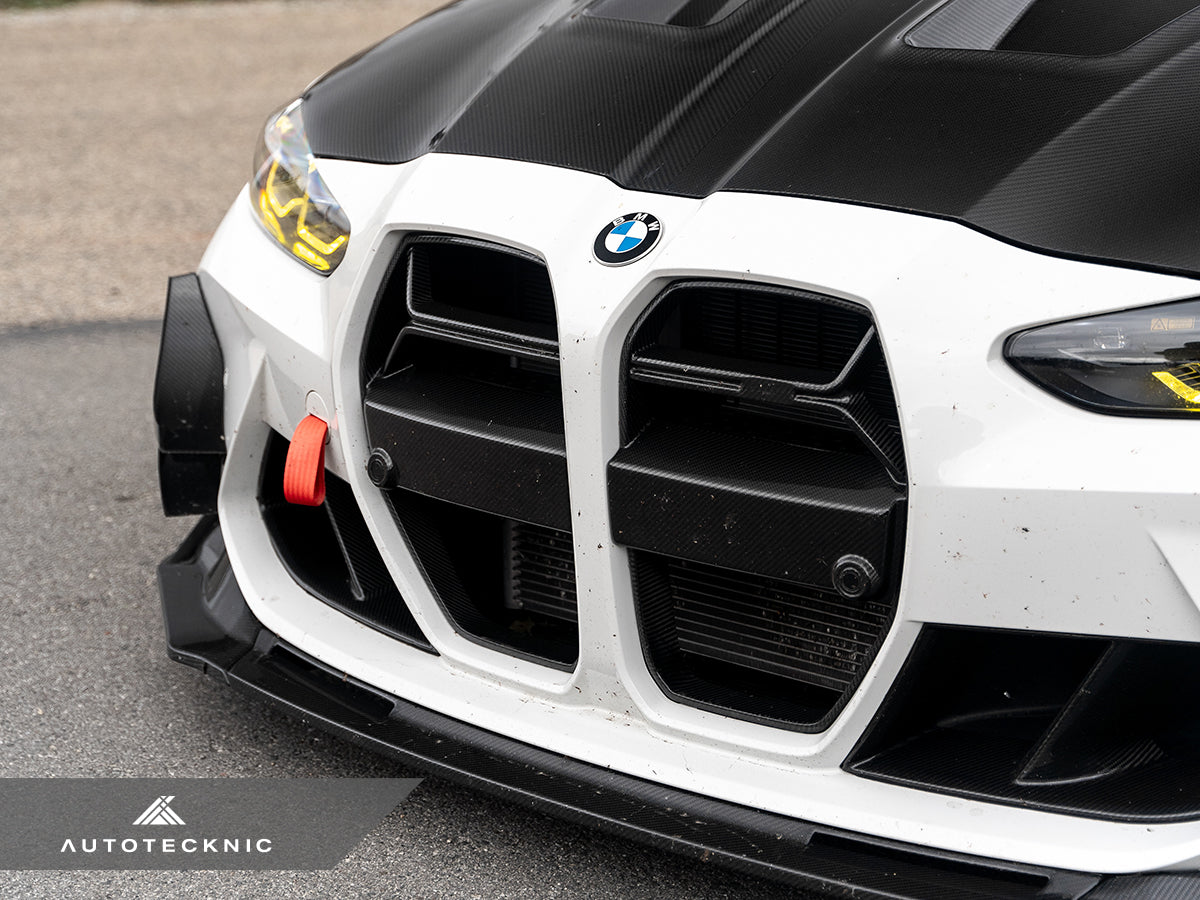 AutoTecknic Dry Carbon GT4 Canard Set - BMW G80 M3 | G82 M4