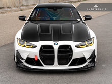 Load image into Gallery viewer, AutoTecknic Dry Carbon GT4 Canard Set - BMW G80 M3 | G82 M4