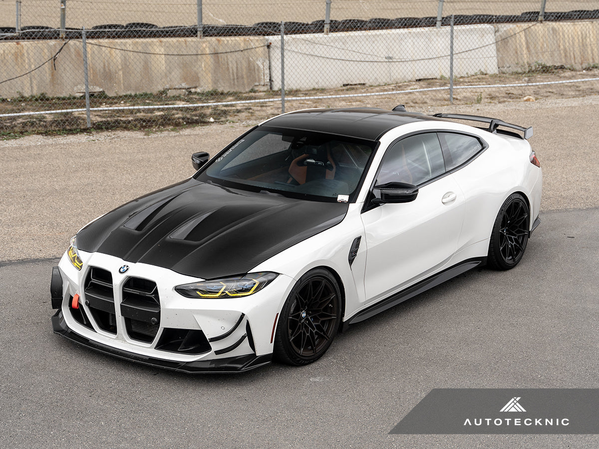 AutoTecknic Dry Carbon GT4 Canard Set - BMW G80 M3 | G82 M4