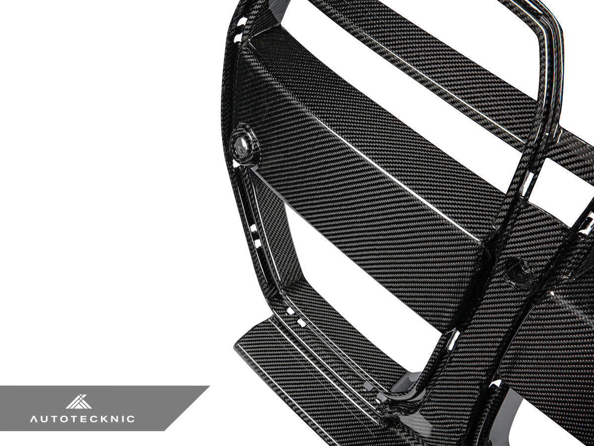 AutoTecknic Dry Carbon Motorsport V2 Front Grille - BMW G80 M3 | G82/ G83 M4