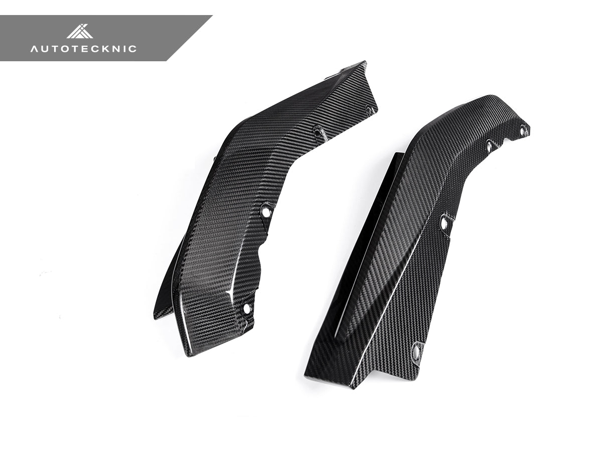 AutoTecknic Dry Carbon OEM-Spec Rear Splitter Set - BMW G80 M3 | G82 M4