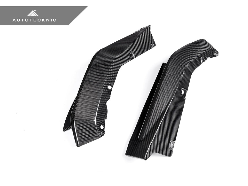 AutoTecknic Dry Carbon OEM-Spec Rear Splitter Set - BMW G80 M3 | G82 M4