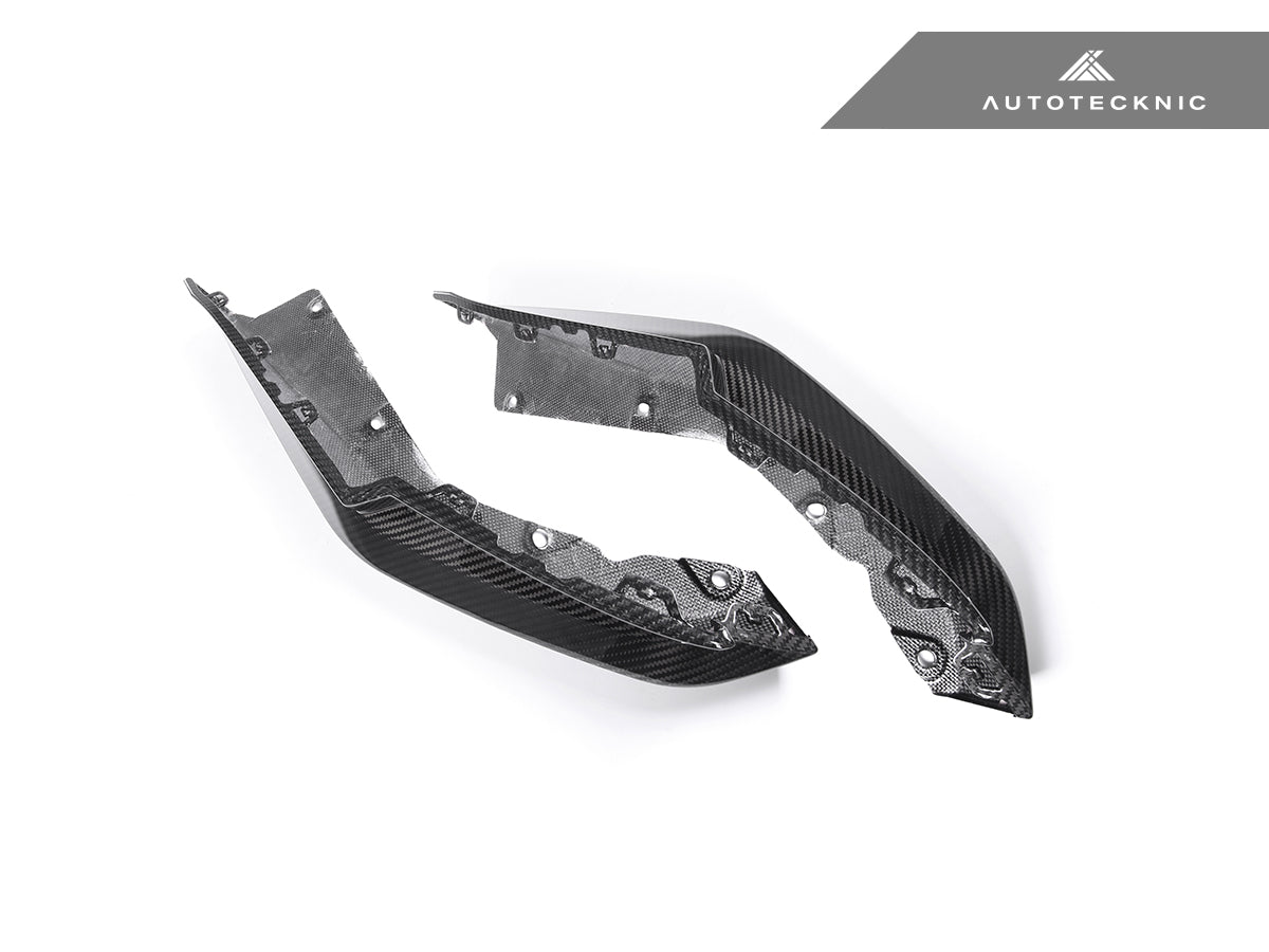 AutoTecknic Dry Carbon OEM-Spec Rear Splitter Set - BMW G80 M3 | G82 M4