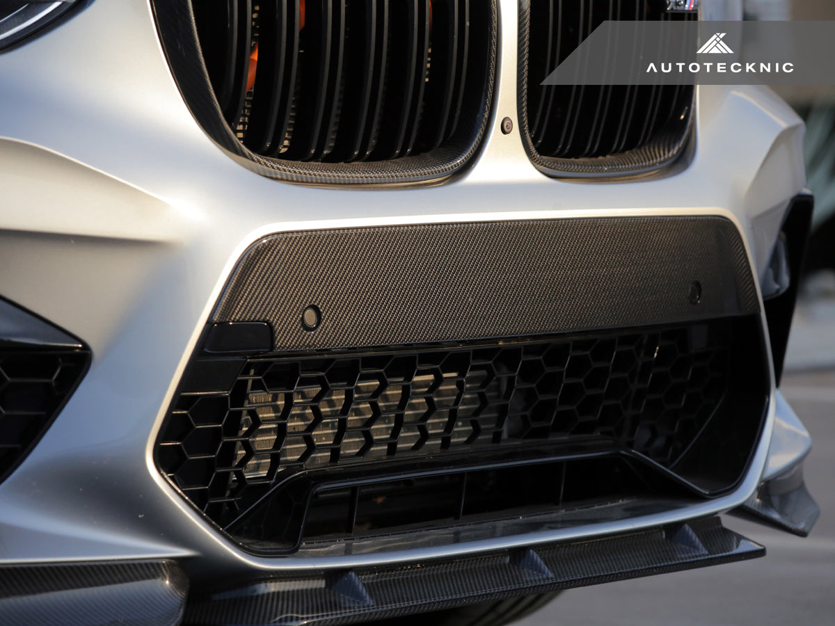 AutoTecknic Dry Carbon Fiber Bumper Trim - BMW F97 X3M | F98 X4M Pre-LCI