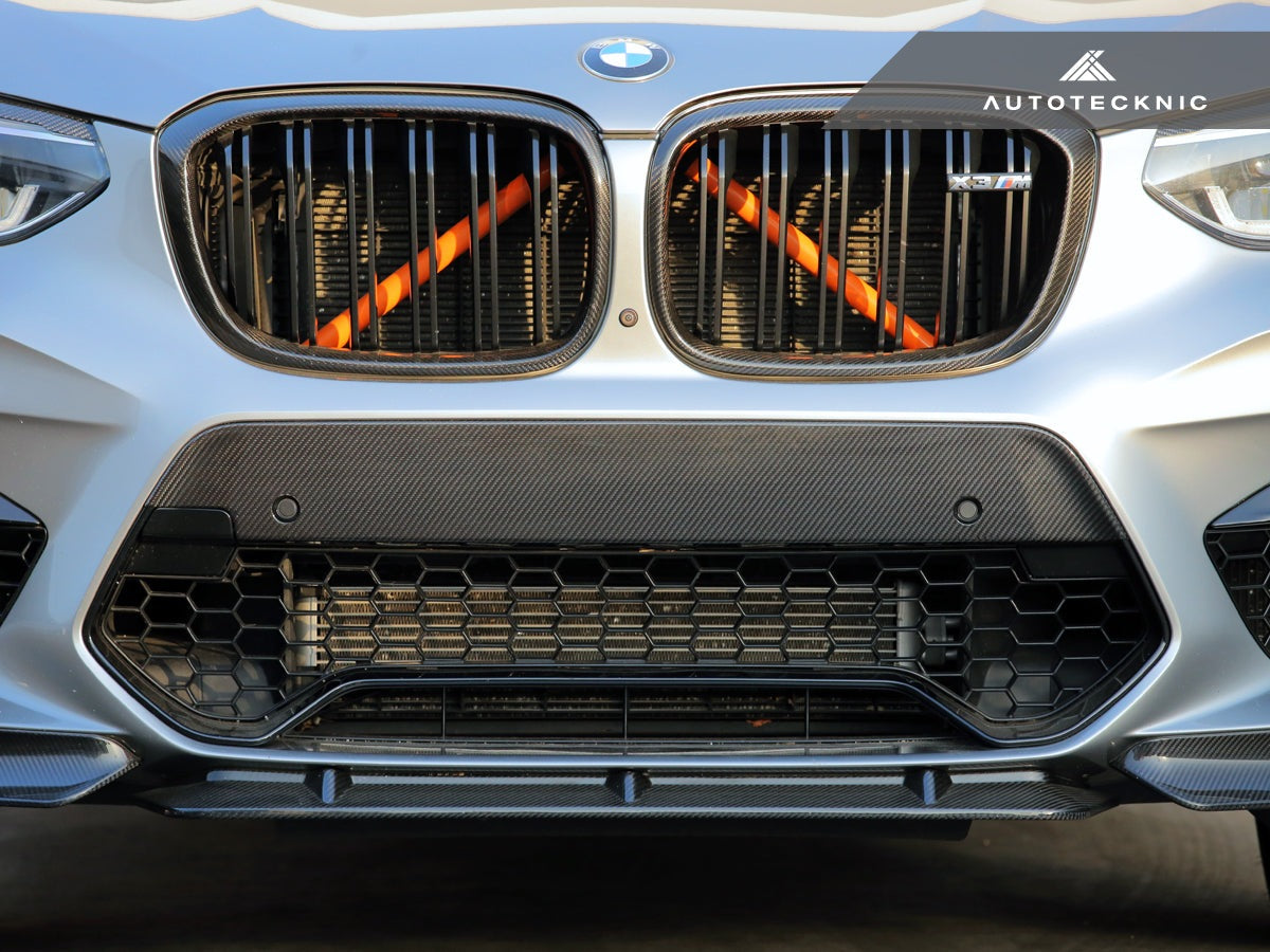 AutoTecknic Dry Carbon Fiber Bumper Trim - BMW F97 X3M | F98 X4M Pre-LCI