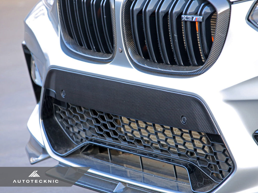 AutoTecknic Dry Carbon Fiber Bumper Trim - BMW F97 X3M | F98 X4M Pre-LCI