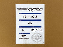 Load image into Gallery viewer, Volk Racing CE28N+ M-Spec 18x10 +40 5x120 Blast Gunmetal (Set of 4)
