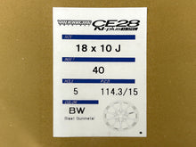 Load image into Gallery viewer, Volk Racing CE28N+ M-Spec 18x10 +40 5x114.3 Blast Gunmetal (Set of 4)