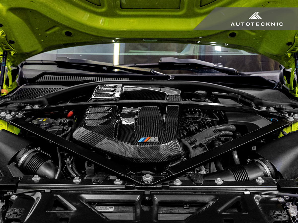 AutoTecknic Dry Carbon Fiber Engine Cover - BMW G87 M2
