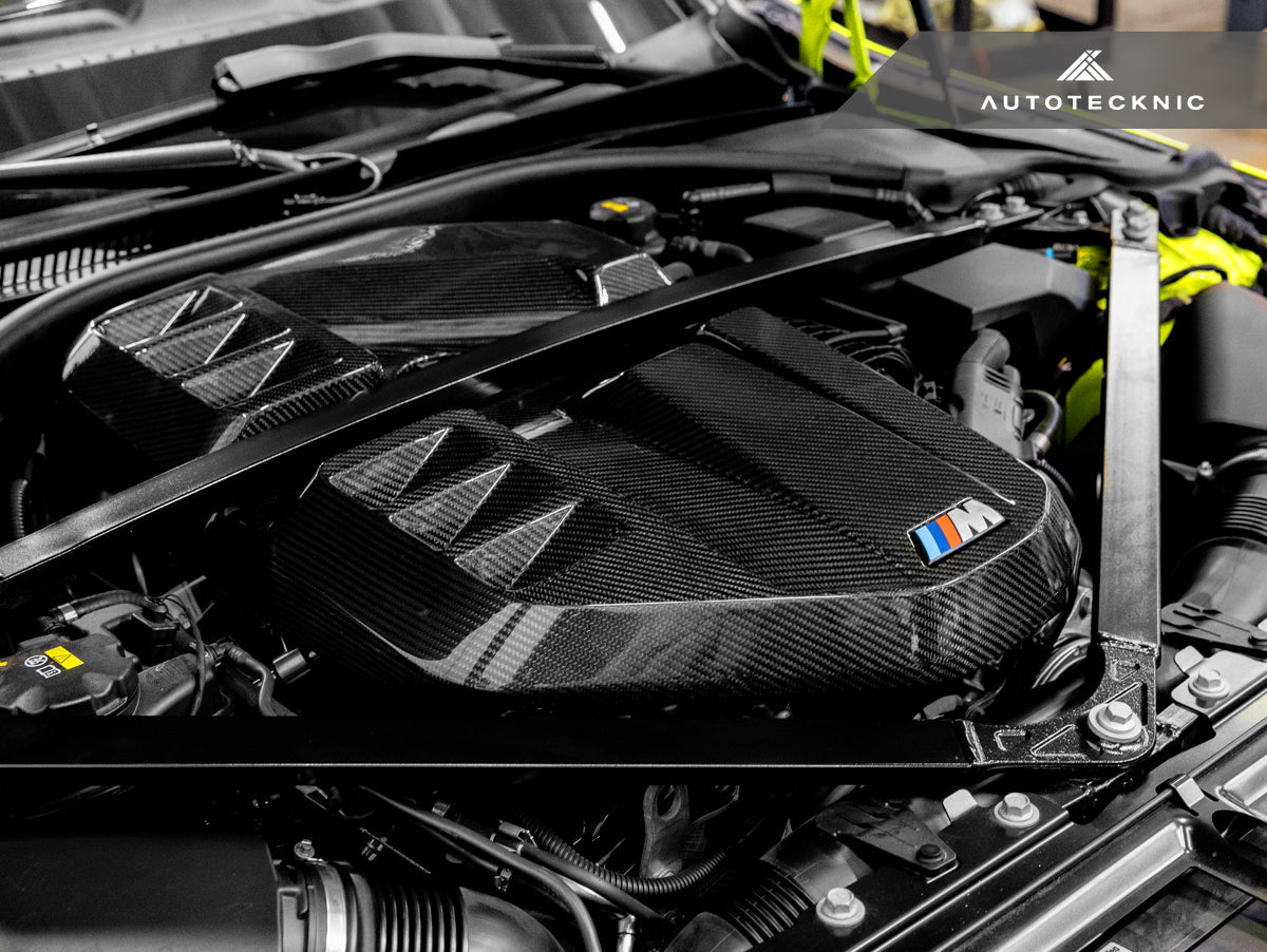 AutoTecknic Dry Carbon Fiber Engine Cover - BMW G80 M3 | G82/ G83 M4