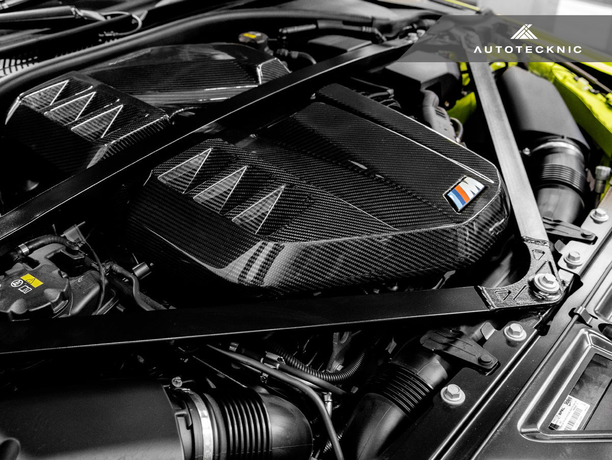 AutoTecknic Dry Carbon Fiber Engine Cover - BMW G87 M2