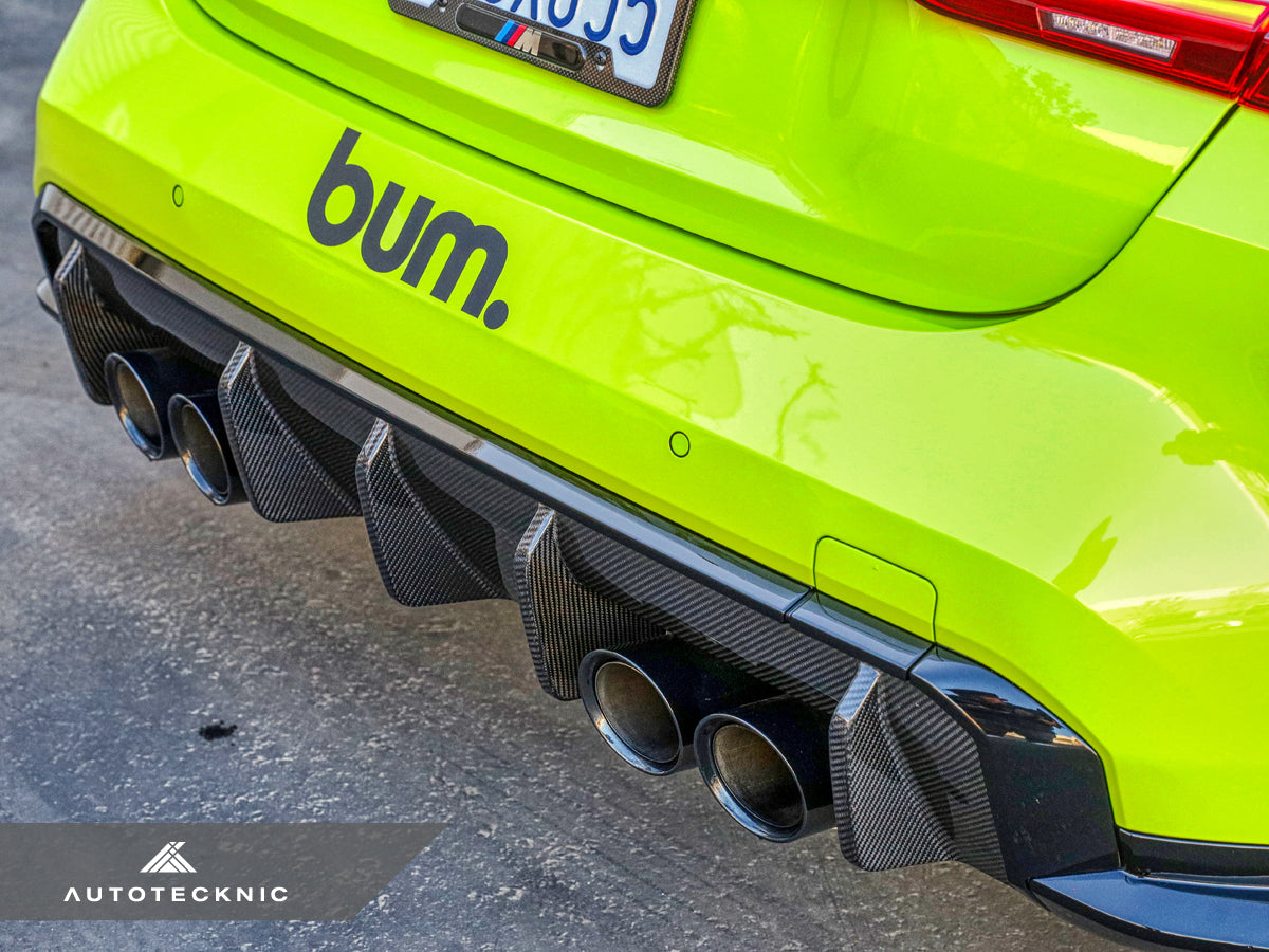 AutoTecknic Dry Carbon Performante Rear Diffuser - BMW G80/ G81 M3 | G82/ G83 M4