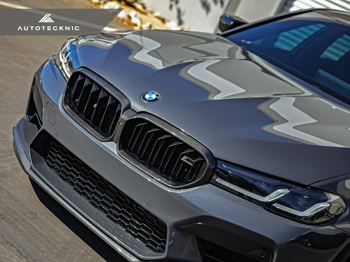 AutoTecknic Replacement Dry Carbon Grille Surround - BMW F90 M5 LCI