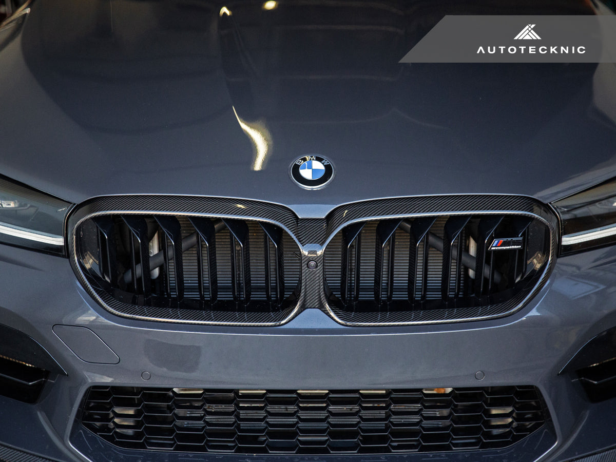 AutoTecknic Replacement Dry Carbon Grille Surround - BMW F90 M5 LCI