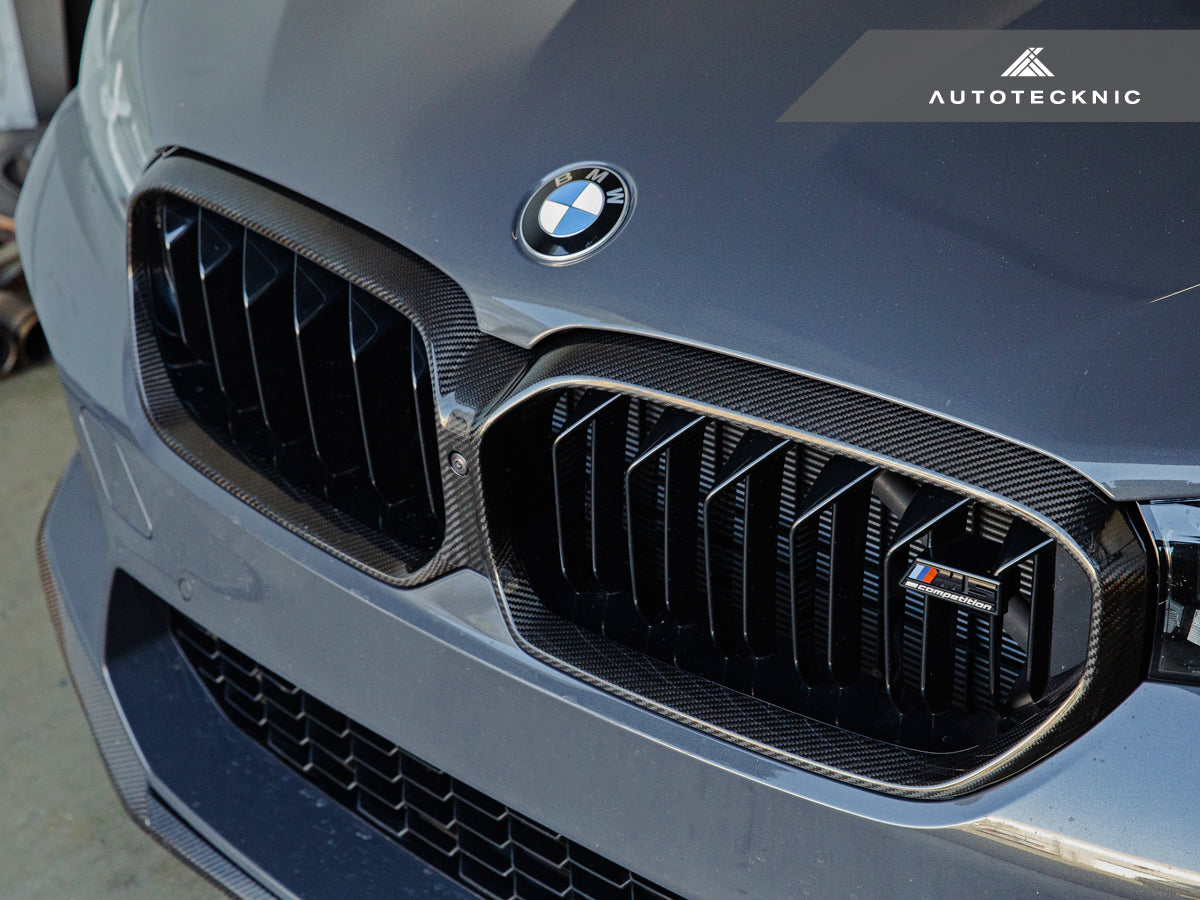 AutoTecknic Replacement Dry Carbon Grille Surround - BMW F90 M5 LCI