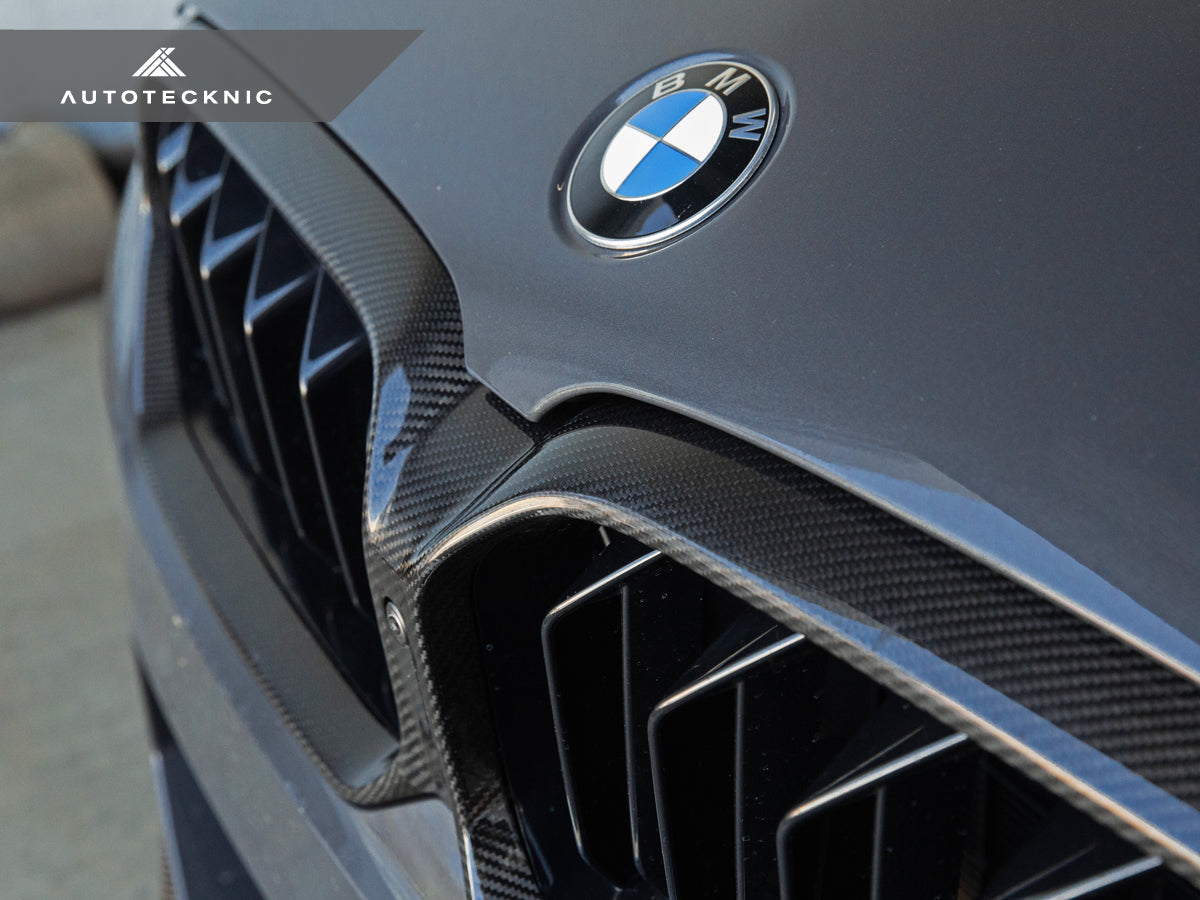 AutoTecknic Replacement Dry Carbon Grille Surround - BMW F90 M5 LCI