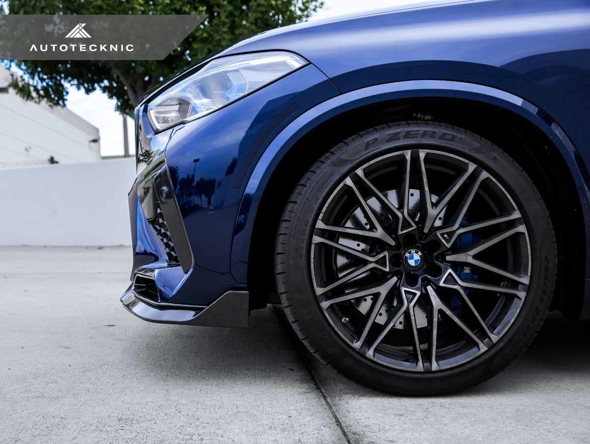 AutoTecknic Performance Dry Carbon Front Lip Set - BMW F95 X5M