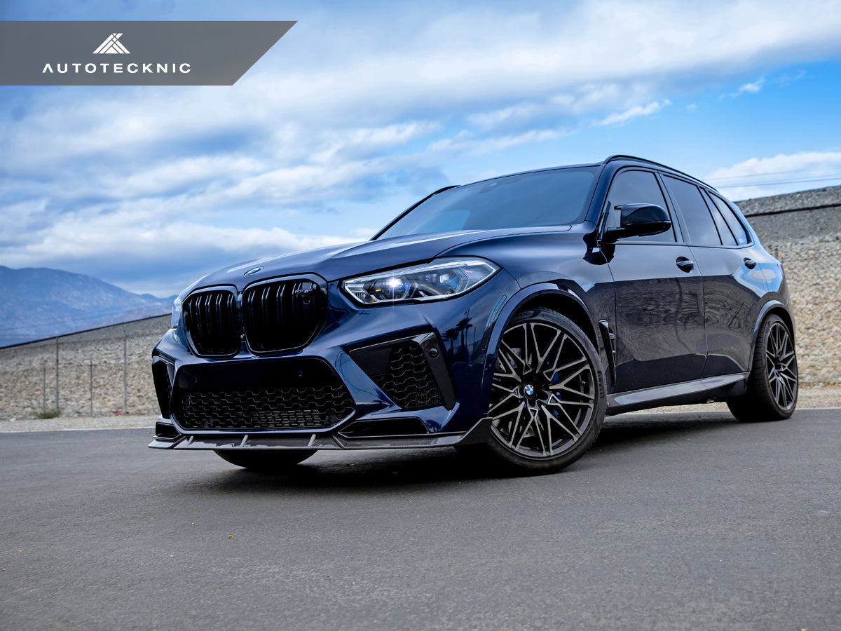 AutoTecknic Performance Dry Carbon Front Lip Set - BMW F95 X5M