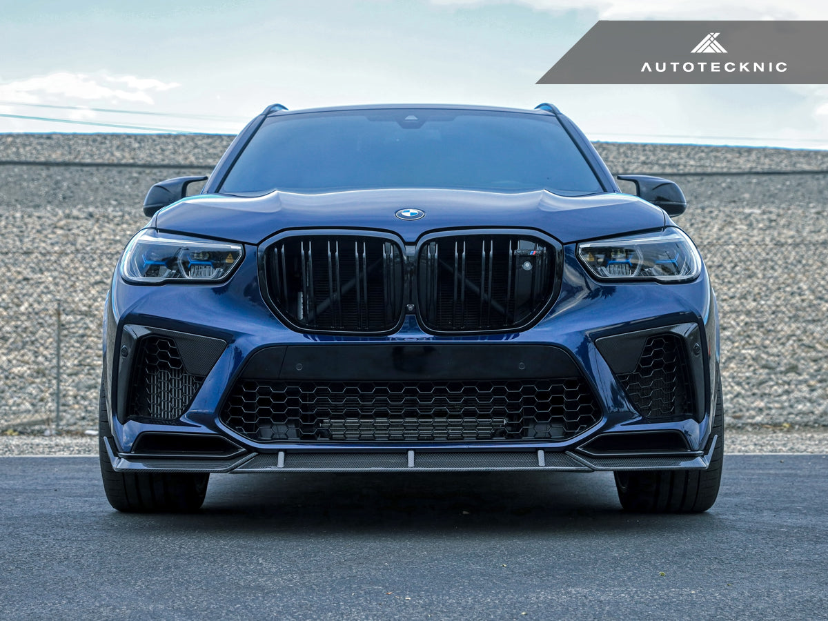 AutoTecknic Performance Dry Carbon Front Lip Set - BMW F95 X5M