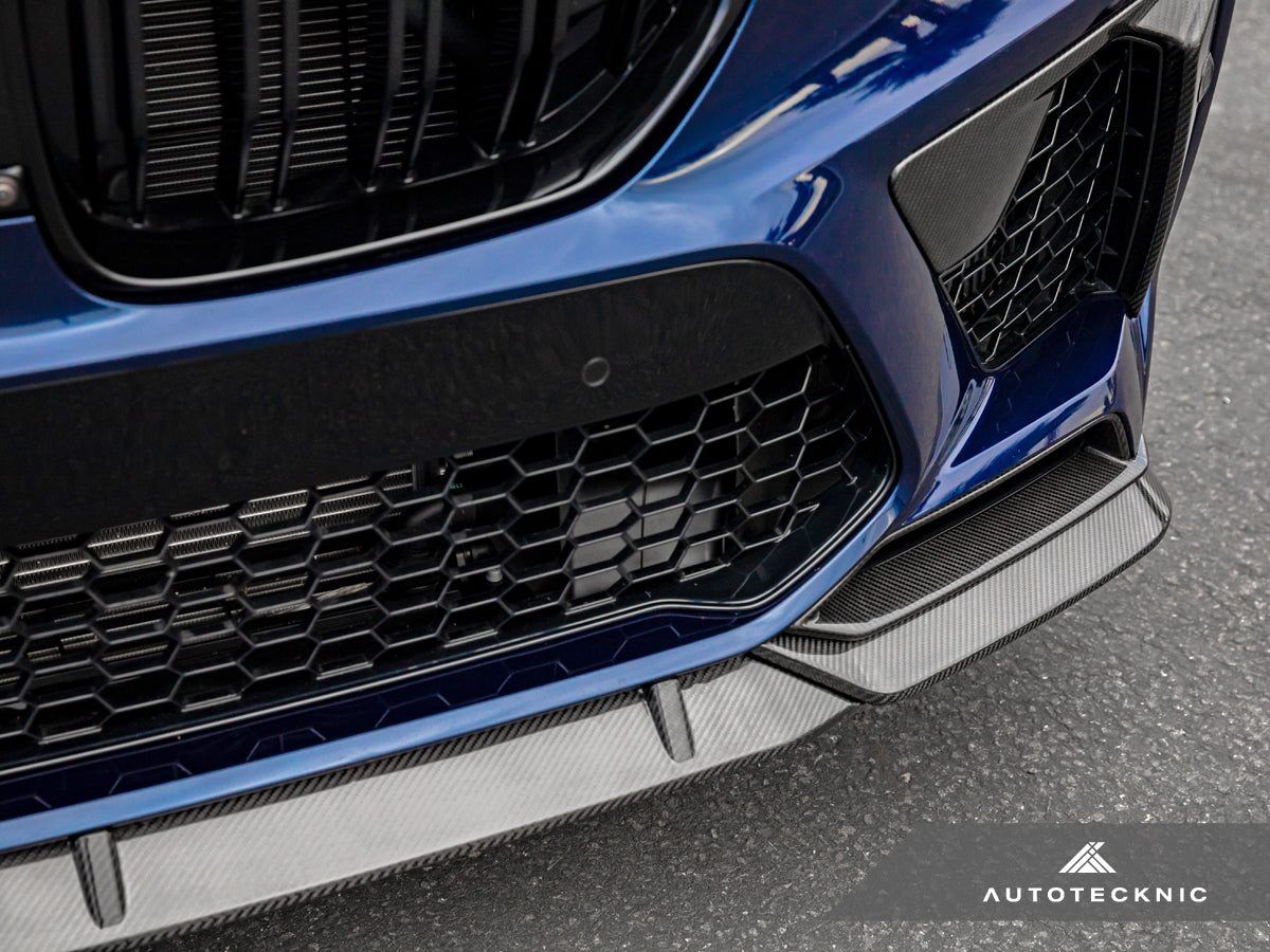 AutoTecknic Performance Dry Carbon Front Lip Set - BMW F95 X5M