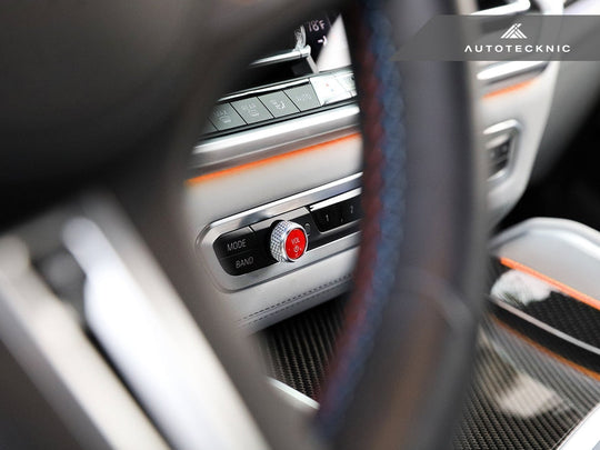 AutoTecknic Bright Red Audio Volume Button - BMW F90 M5