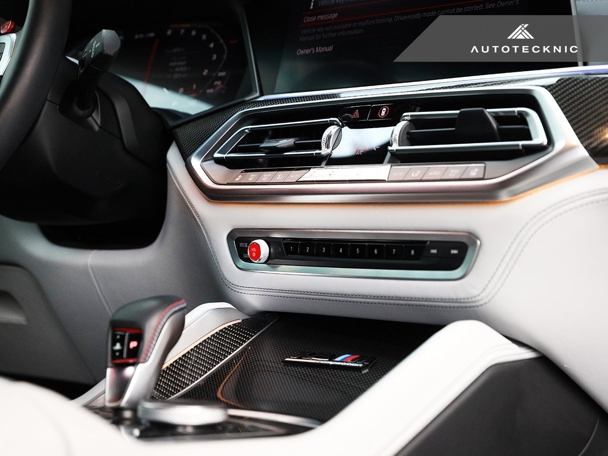 AutoTecknic Bright Red Audio Volume Button - BMW F90 M5