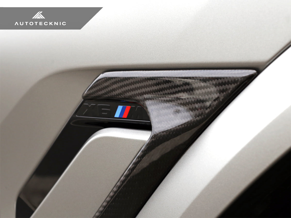 AutoTecknic Dry Carbon Fiber Side Vent Set - BMW F96 X6M