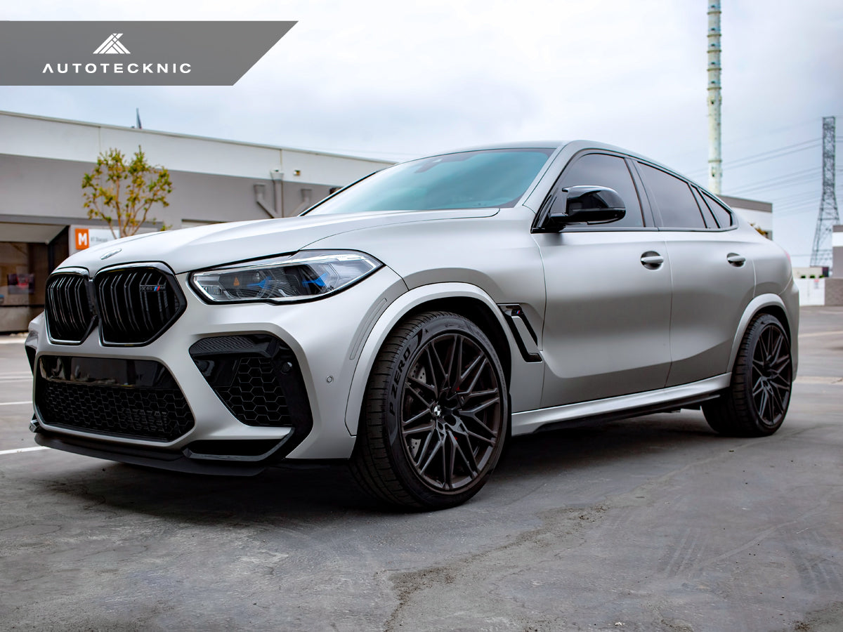 AutoTecknic Dry Carbon Fiber Side Vent Set - BMW F96 X6M
