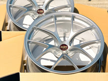 Load image into Gallery viewer, BBS RI-D 20x9.5 +10 / 20x10.5 +15 5x112 Diamond Silver (G8X M2/M3/M4, Set of 4)