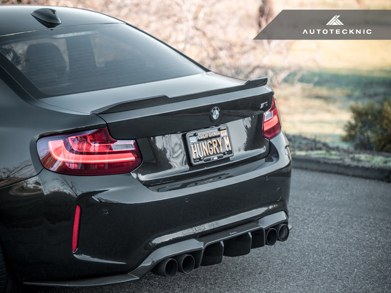 AutoTecknic Dry Carbon Fiber Competition Trunk Spoiler - BMW F87 M2 | F22 2-Series