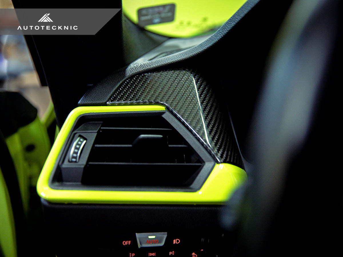 AutoTecknic Dry Carbon Air Vent Trim - BMW G87 M2 | G80 M3 | G82/ G83 M4