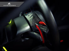 Load image into Gallery viewer, AutoTecknic Replacement Carbon Steering Wheel Top Cover - BMW G80 M3 | G82/ G83 M4