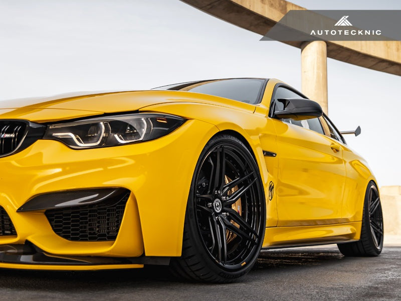 AutoTecknic Replacement Version II Dry Carbon Mirror Covers - BMW F87 M2 Competition | F80 M3 | F82/ F83 M4