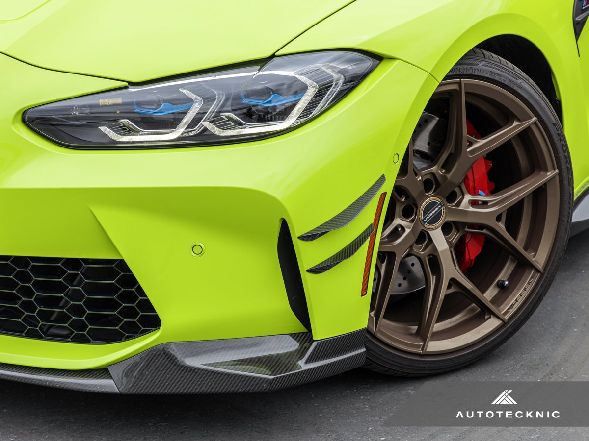 AutoTecknic Dry Carbon Canard Set - BMW G80 M3 | G82 M4