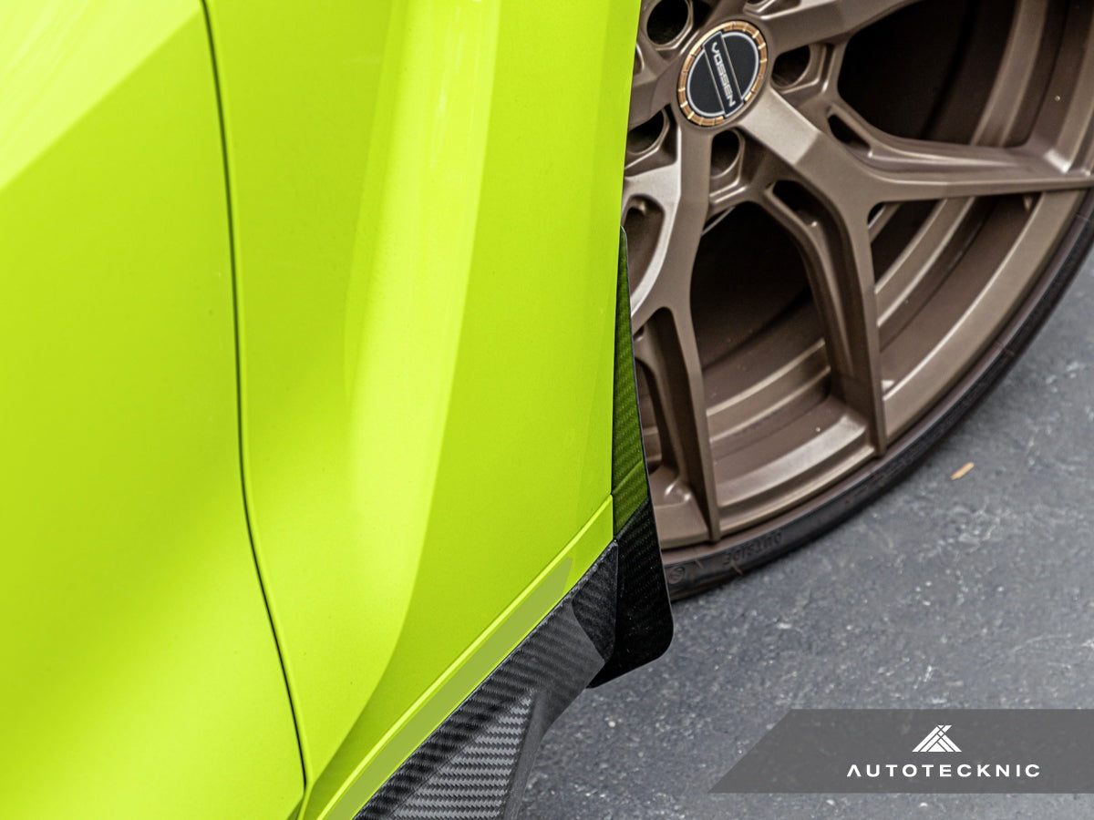 AutoTecknic Carbon Fiber Front Splash Guards - BMW G20/ G21 3-Series