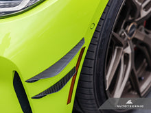 Load image into Gallery viewer, AutoTecknic Dry Carbon Canard Set - BMW G80 M3 | G82 M4
