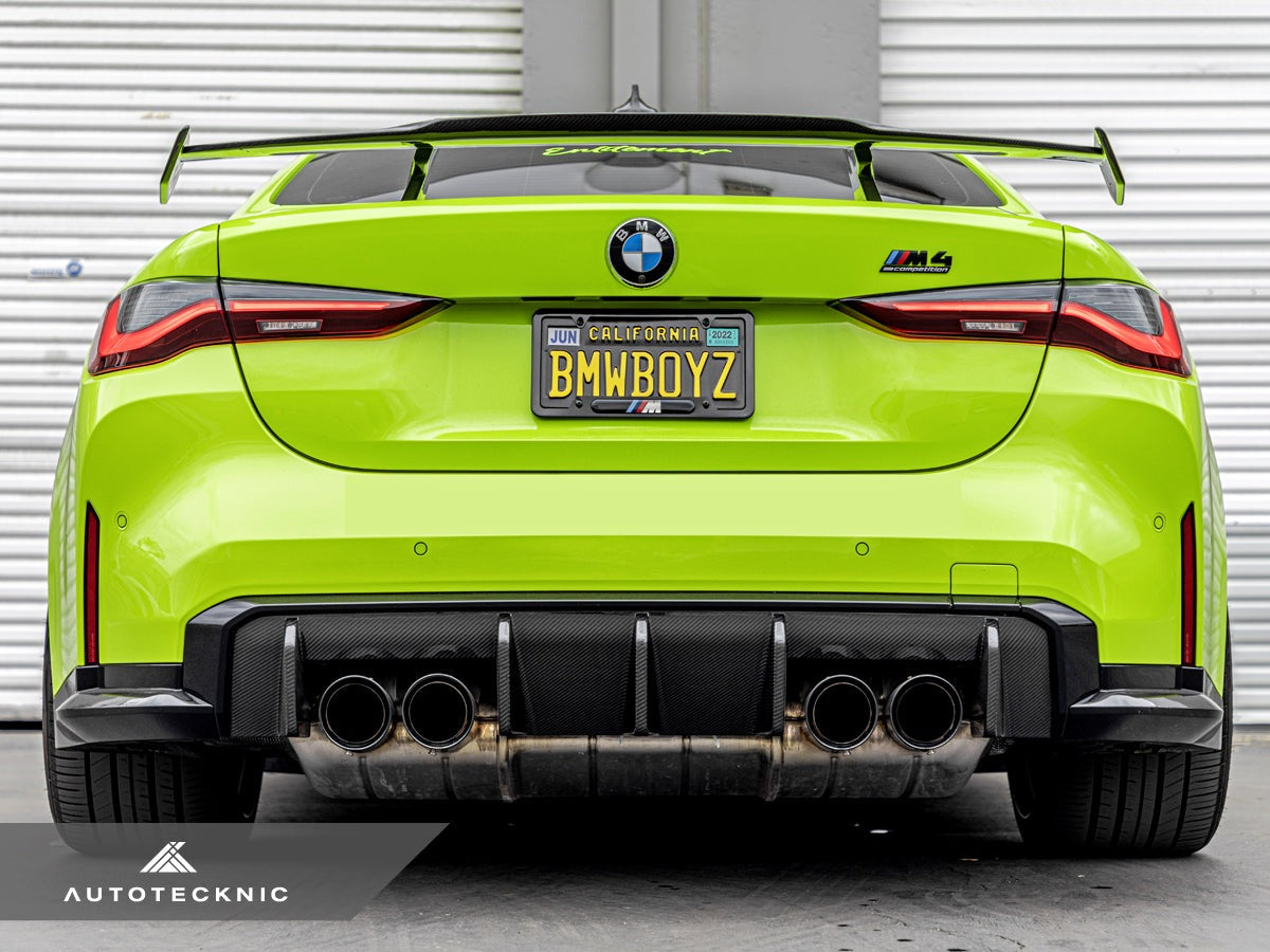 AutoTecknic Dry Carbon Motorsport Rear Spoiler - BMW G80 M3 | G82 M4
