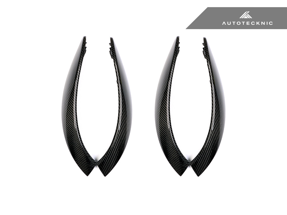 AutoTecknic Carbon Door Grip Handle Trim Set - BMW F30 3-Series | F32 4-Series