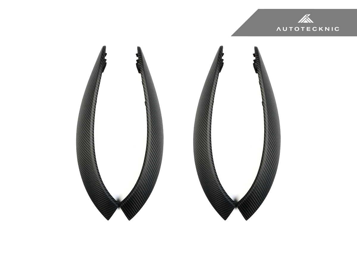 AutoTecknic Carbon Door Grip Handle Trim Set - BMW F30 3-Series | F32 4-Series