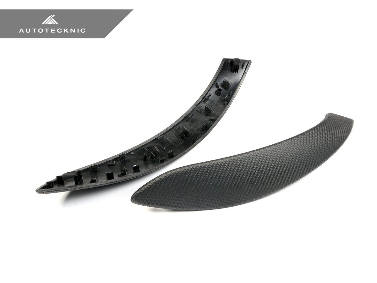 AutoTecknic Carbon Door Grip Handle Trim Set - BMW F30 3-Series | F32 4-Series