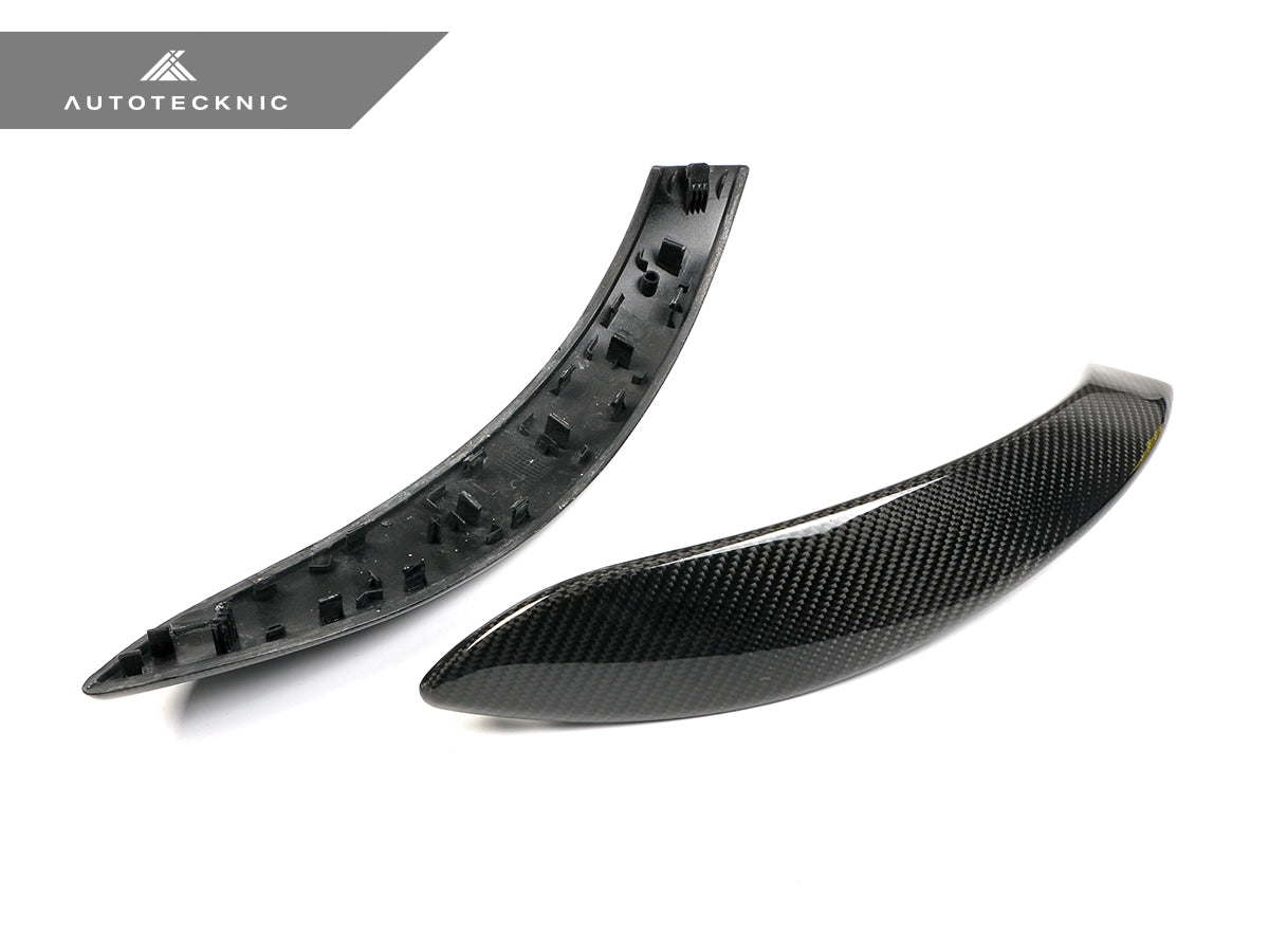 AutoTecknic Carbon Door Grip Handle Trim Set - BMW F30 3-Series | F32 4-Series