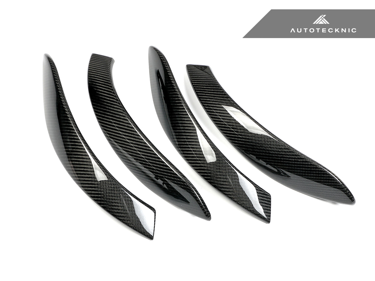 AutoTecknic Carbon Door Grip Handle Trim Set - BMW F30 3-Series | F32 4-Series
