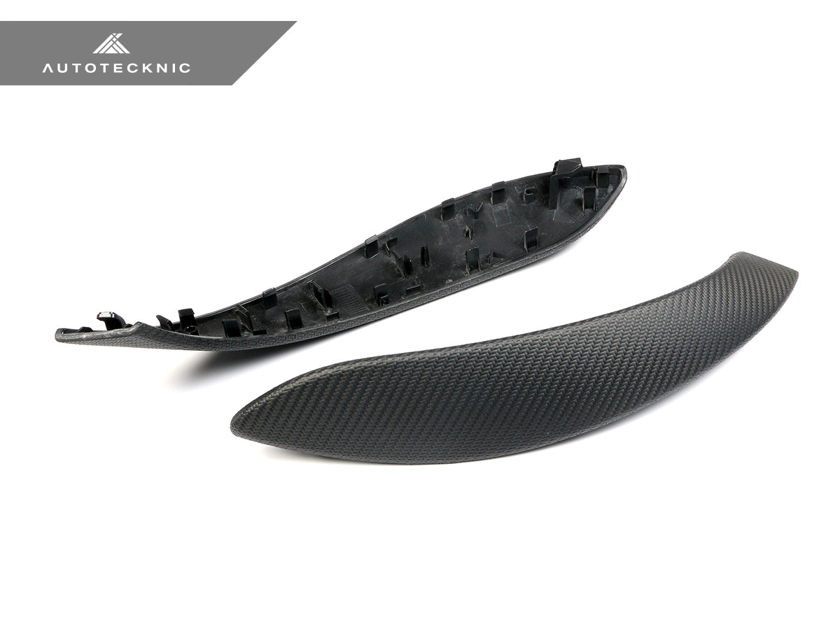 AutoTecknic Carbon Door Grip Handle Trim Set - BMW F30 3-Series | F32 4-Series