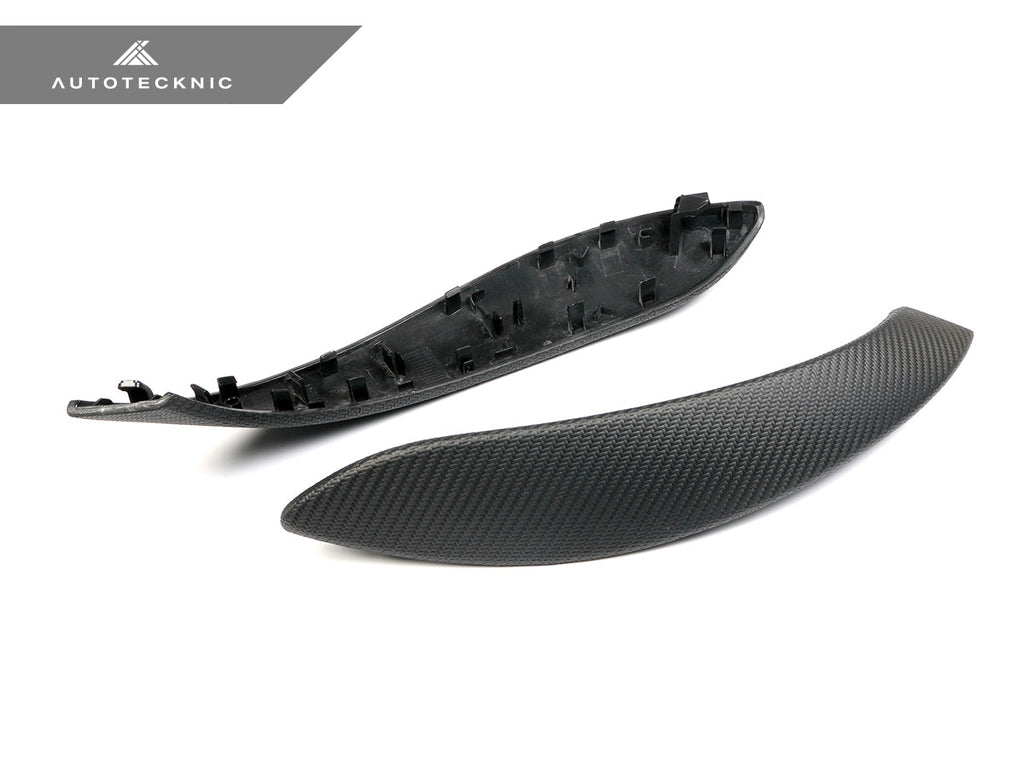 AutoTecknic Carbon Door Grip Handle Trim Set - BMW F30 3-Series | F32 4-Series