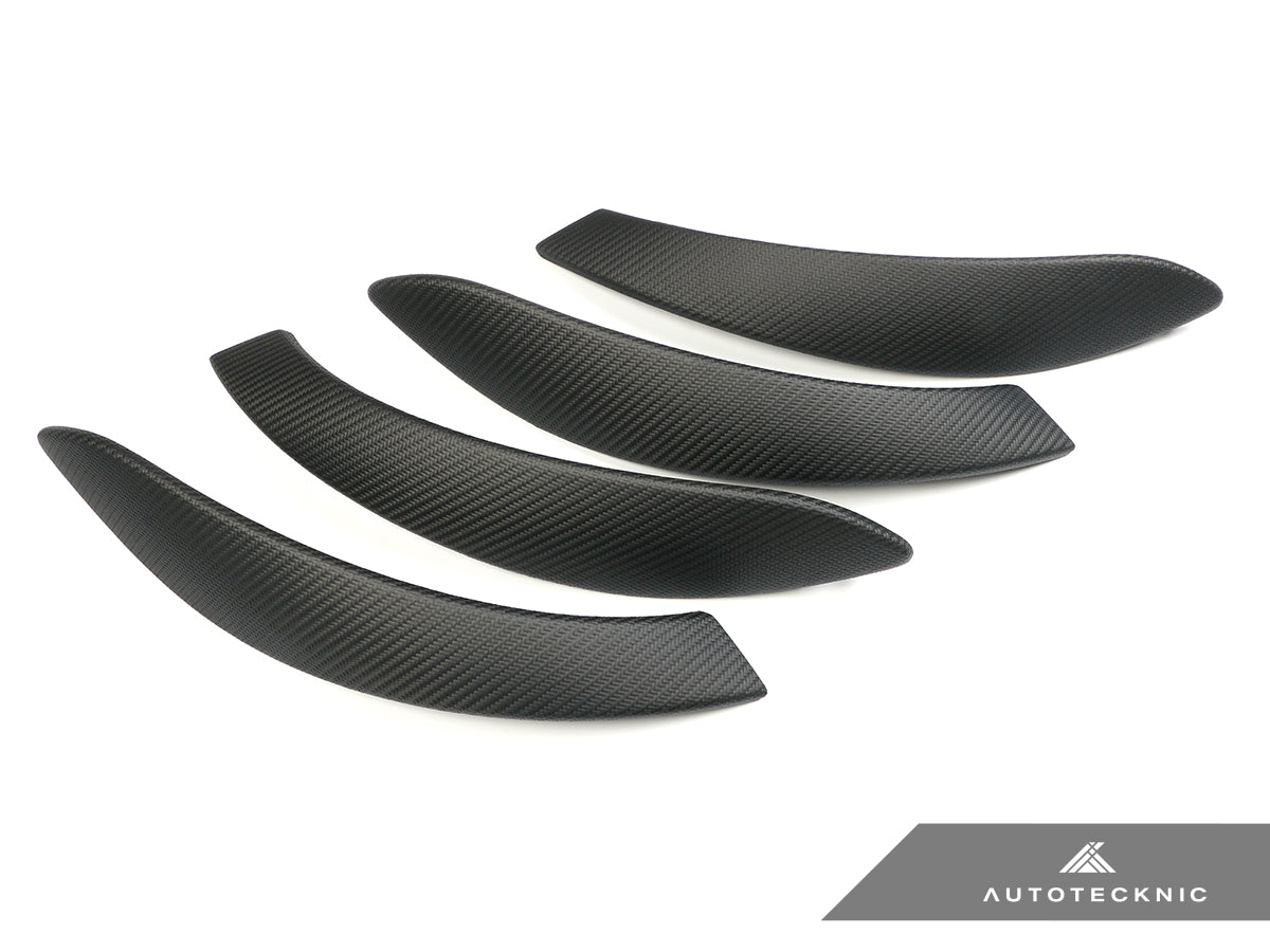 AutoTecknic Carbon Door Grip Handle Trim Set - BMW F30 3-Series | F32 4-Series
